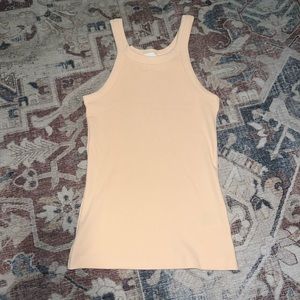 H&M Ribbed High Neck Tank